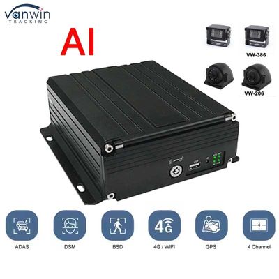 4CH HDD DVR 4G GPS ADAS DMS 1080P HD Unterstützung OEM/ODM MDVR Videosystem für Auto LKW Bus MDVR Auto Black Box