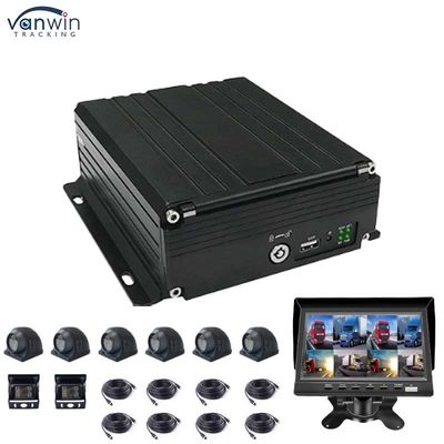 8-Kanal 1080P KI MDVR mit ADAS DMS, 4G GPS Fahrzeug-Videorekorder für LKW-Bus, unterstützt HDD SSD OEM