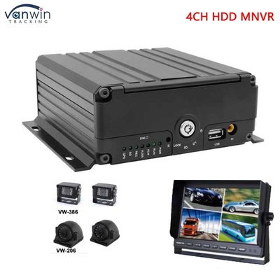 4CH 1080P AHD 3G 4G WIFI und GPS SD HHD Mobile NVR für Bus / Lastwagen / Taxi
