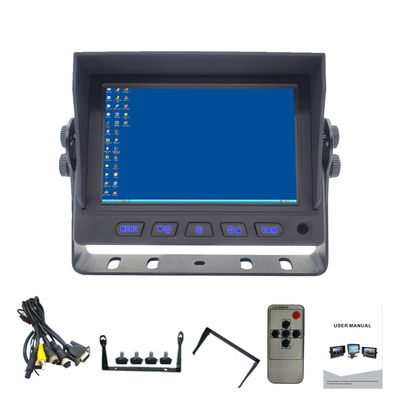 10.1 Zoll HD TFT LCD-Bildschirm Wasserdichtes Fahrzeugdisplay für Lkw/Vans Stromversorgung DC 12V-24V -30C bis 80C Nachtmodus