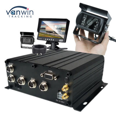 Ein Fahrzeugmobiles Überwachungssystem 4CH AHD 1080P mit HDD-Speicher und HD-Monitoring-Display