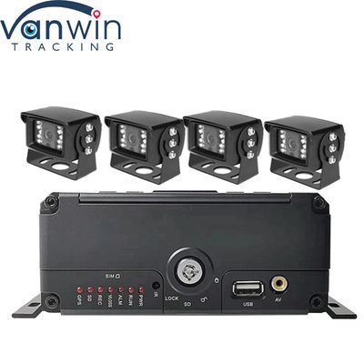 Ein Fahrzeugmobiles Überwachungssystem 4CH AHD 1080P mit HDD-Speicher und HD-Monitoring-Display