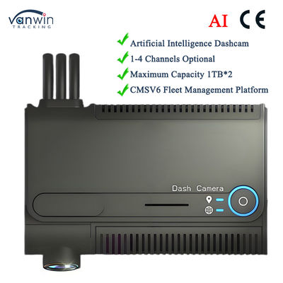 Full HD Dashcam 1-4 Kanal GPS-verfolgte Fahrzeugkamera 1080P Dash-Kamera für Taxi Mobilfahrzeug DVR auf CMSV6 Server