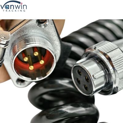 4Pin Wasserdichtes Anhängerkabel 12V Elektronische Drahtkamera für Doppel Lkw Bus Traktor Rücksicht Kameras