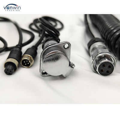 4PIN Sturdy Waterproof Trailer Cable 12V Electronic Wire Camera  CABLE For Truck Bus Tractor Rear View Cameras