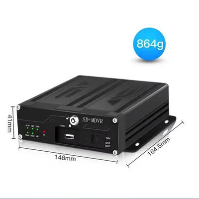 1080P 4-Kanal Mobil-DVR mit 4G SIM WiFi GPS Video Fahrzeug LKW CCTV Kamerasystem DVR