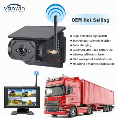 Solarbetriebenes WLAN-Backup-Sicherheitssystem, wasserdichter CCD-Bildsensor, Dashcam
