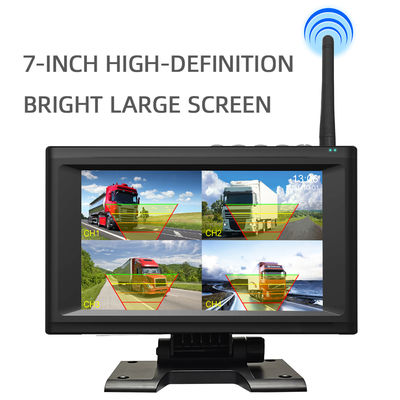 7-Zoll wasserdichter Bildschirm 1/2/4CH drahtloses automatisches Ladesystem für Überwachungskameras
