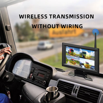 7-Zoll wasserdichter Bildschirm 1/2/4CH drahtloses automatisches Ladesystem für Überwachungskameras