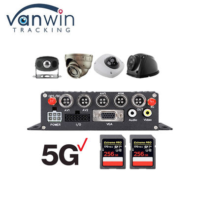4-Kanal 4G Live-Aufnahme Tracking Fahrerermüdungsüberwachung SD mobile CCTV DVR mit ADAS DSM BSD