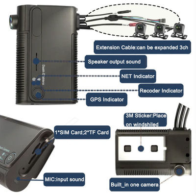 Neues Produkt - Full HD 1080P Fahrgerät 1-4 Kanal Global Positioning System Fahrzeugverfolgungskamera