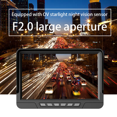 7 Zoll BSD-System Autovideorekorder Rückansicht Rücksichtsystem Lastwagen-DVR Dash-Kamera Front- und Rückparkplatz-DVR für Lastwagen