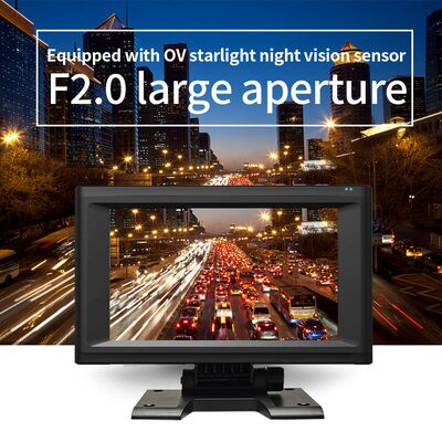 AI MDVR 7-Zoll-Touchscreen-Videorekorder mit Vierkanal-Panoramaüberwachung und Blindspot-Detektionssystem