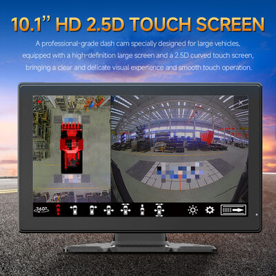 AI MDVR Surround View System mit vier Fisheye-Kameras für Nachtsicht und Hochformat-Aufzeichnung für schwere Fahrzeuge