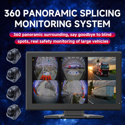 AI MDVR Surround View System mit vier Fisheye-Kameras für Nachtsicht und Hochformat-Aufzeichnung für schwere Fahrzeuge