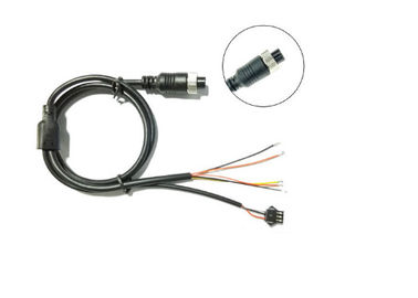 Auto-Videoerweiterungs-Kabel 4 weibliche Luftfahrt Pin mit 5 oder 6 Drähte Adapter für LKW, Anhänger
