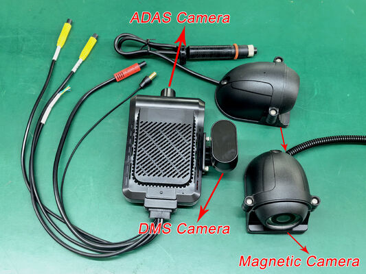 Front and Rear Dash Cam 4CH ADAS DMS Auto Video Recorder With 4G GPS WIFI Magnetic Camera for Truck