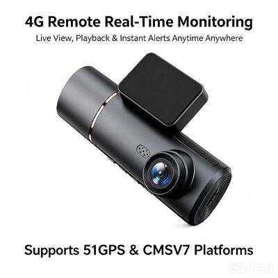 3 Kanäle KI 4G Dash-Kamera 4K Front, ADAS und DMS, GPS-Tracking, 24/7 Parkplatzüberwachung