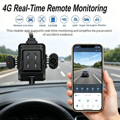 24V 4CH AI Dash Cam Kit Fahrzeugsicherheitskamera DVR mit DMS ADAS BSD Seitenkamera für Lkw/Bus