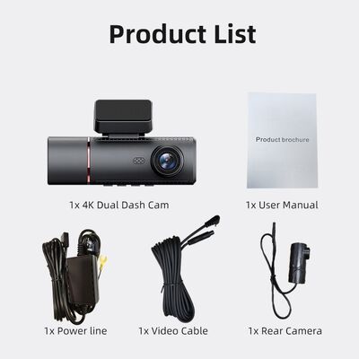 M6 3-Channel 4G AI Dash Camera | 4K Front + 1080p Cabin & Rear | ADAS DMS GPS | 24/7 Fleet Safety Monitoring