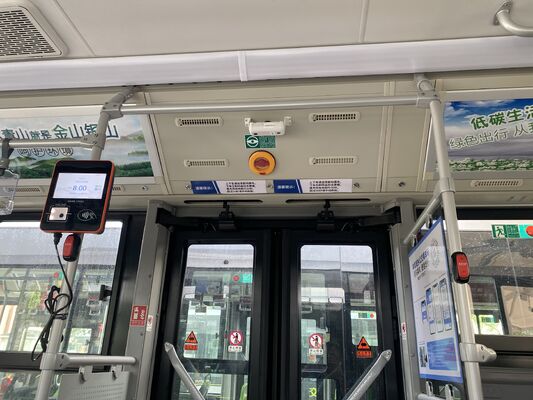 Personenzähler im öffentlichen Bus, Zählung des EIN/AUS-Busflussstatistiksystems