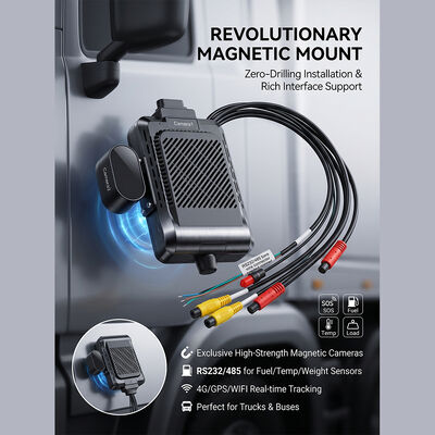 Schwerlastlastwagen 4G Dash Recorder mit ADAS BSD - GPS Telematik Flottenkamera mit SOS-Panikknopf