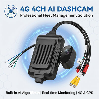 Schwerlastlastwagen 4G Dash Recorder mit ADAS BSD - GPS Telematik Flottenkamera mit SOS-Panikknopf