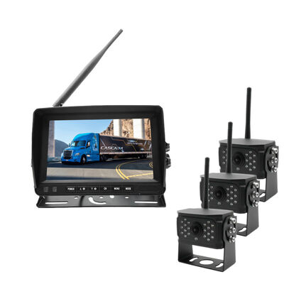 Drahtloses 7-Zoll-Auto-Rückfahrkamera-Backup-System für Anhänger-LKWs