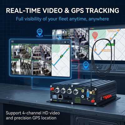 4G Live Video MDVR with Onboard Weight Sensor and AI-Powered Alerting for Fleet Management System