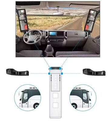 Kamerasystem für den Blinden Fleck von Lastwagen 1080P Doppelobjektiv Seitenaufnahme Kamera 18,88 Zoll Monitor für Semi-Lkw Anhänger Nutzfahrzeug