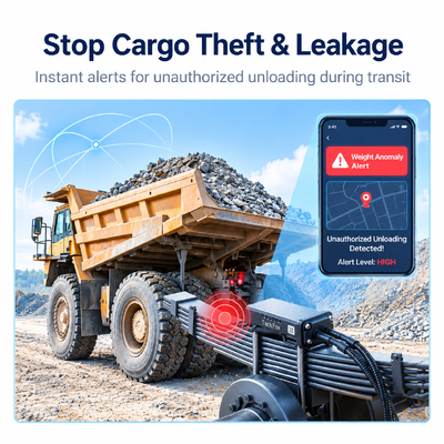 Non-Destructive Installation Maintenance-Free Solid-State Load Sensor for Real-Time Load Monitoring in Heavy Duty Trucks