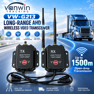 2.4G Wireless Transmitter Receiver AHD geeignet für Lkw Bus Lkw Kamera Wireless Transmitter Gerät