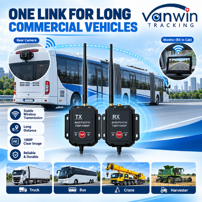 2.4G Wireless Transmitter Receiver AHD geeignet für Lkw Bus Lkw Kamera Wireless Transmitter Gerät