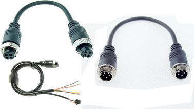 4 Zusatz-Luftfahrt-Verbindungsstück Pin DVR zu RCA-Adapter für die Umkehrung der Kamera/des Monitors