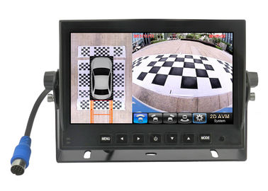 Monitor 7 Tft Lcd Auto IPS HD bewegt 360° um Vogel-Ansicht-Kamera-System 12~24V Schritt für Schritt fort
