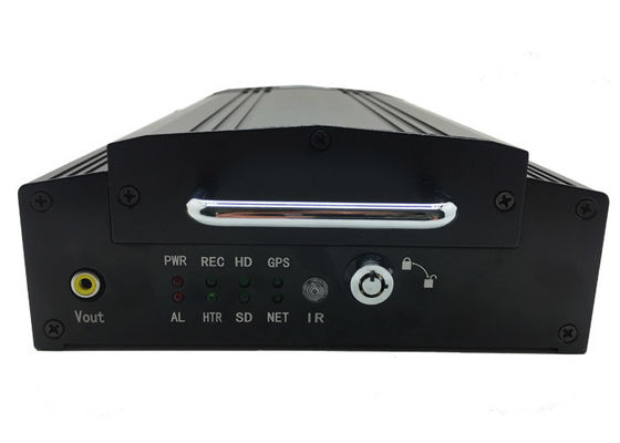 4 Kanal 1080P HD mobiler DVR CCTV MDVR 2TB HDD GPS 4G für LKW/Taxi/Bus notierend