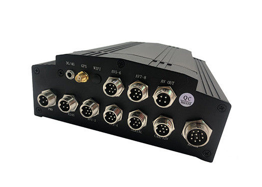 8-Kanal 1080P KI MDVR mit ADAS DMS, 4G GPS Fahrzeug-Videorekorder für LKW-Bus, unterstützt HDD SSD OEM