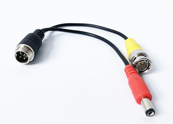 MDVR 4 Pin Male To BNC Mann Länge DC-Kabel-23cm für Auto-Kamera