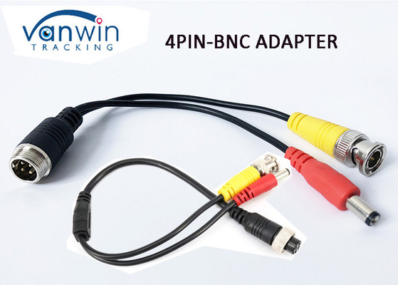 4 Audio-DVR Länge Pin Aviation Connector Cables BNC RCA Kabel-23cm