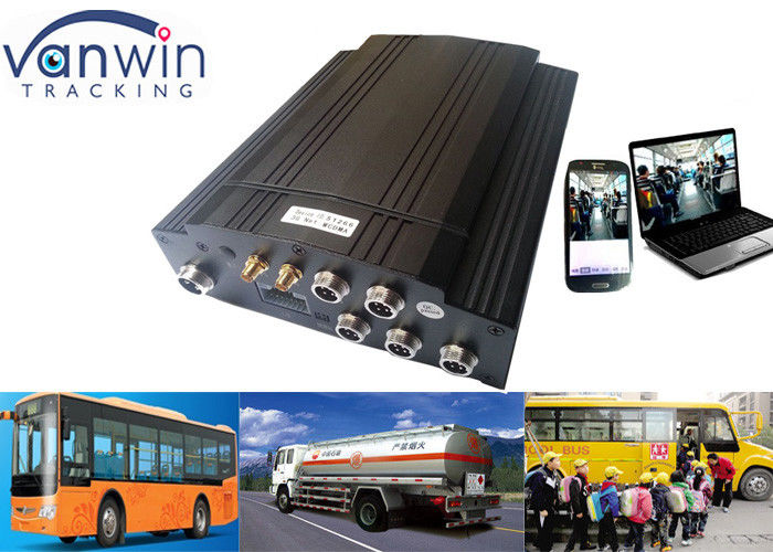 Transportieren Sie GPS 3G bewegliche DVR CCTV-Aufnahme, Kanal-Auto DVR HDD 4