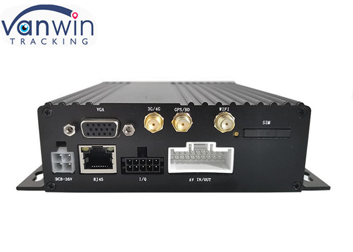 1080P AHD Dual SD Sicherheits-DVR 4Ch GPS 3g 4g WLAN für die Busflotte