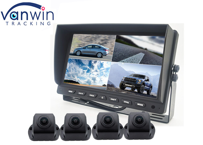 des geteilten Bildschirms 4ch Kamera-Auto-Monitor des Viererkabel-Sicherheits-Überwachungs-Recorder-DVR 10,1 Zoll