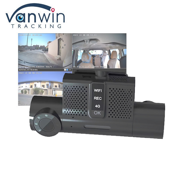 Mini-Größe Portable 2CH Auto Blackbox mit 3G/4G WIFI GPS Funktion für Taxi
