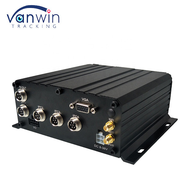 8-Kanal-Mobil-NVR mit H.264 HDD 1080P Festplatte Fernbedienung 3G 4G GPS WLAN Fahrzeug Bus Lkw Netzwerküberwachung