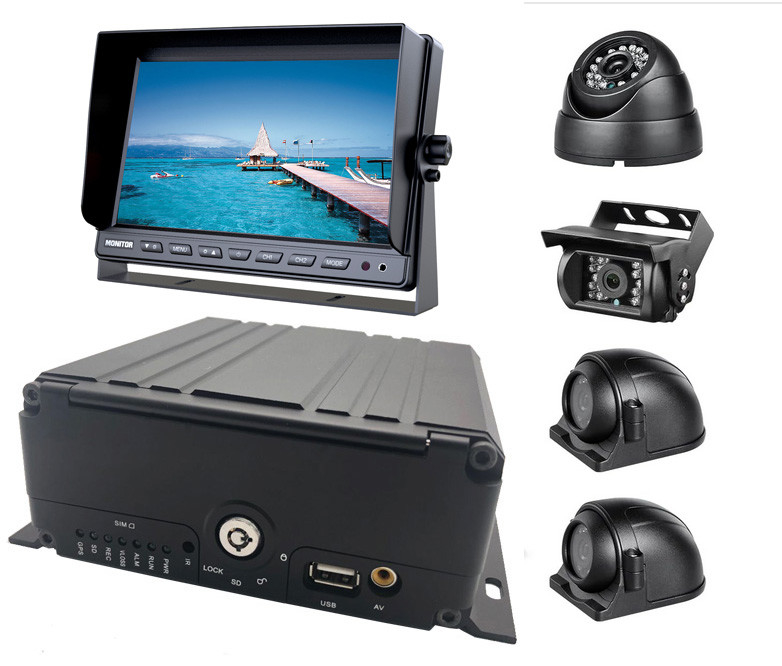 Mobil DVR System 4 Kanal 1080P H.265 HDD AHD Fahrzeug Auto DVR Video-Recorder für für Lastwagen Bus Camper Van