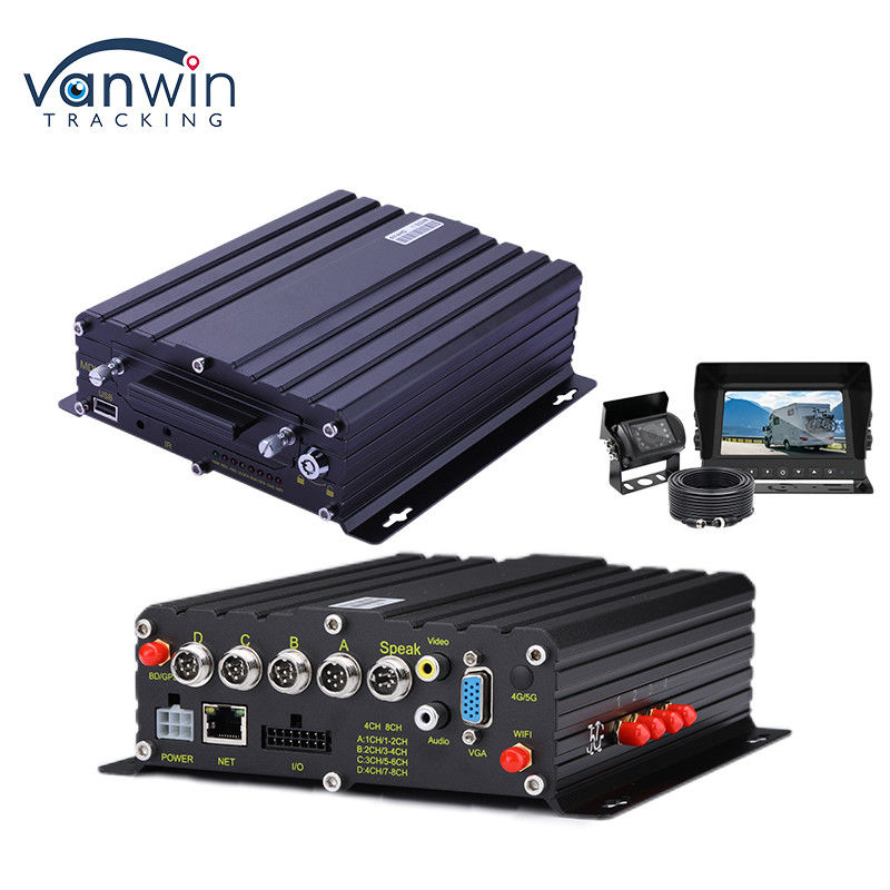 H.265 4CH HD Fahrzeug Mobil DVR 1080P KI Auto-Recorder mit Alarminput Pulsgeschwindigkeit Input