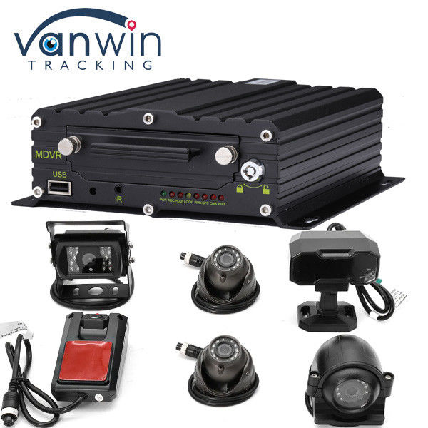 8-Kanal-Full HD 1080P-AI-MDVR-System ADAS DMS mit 8 AHD-Kameras für Busse/Lkw