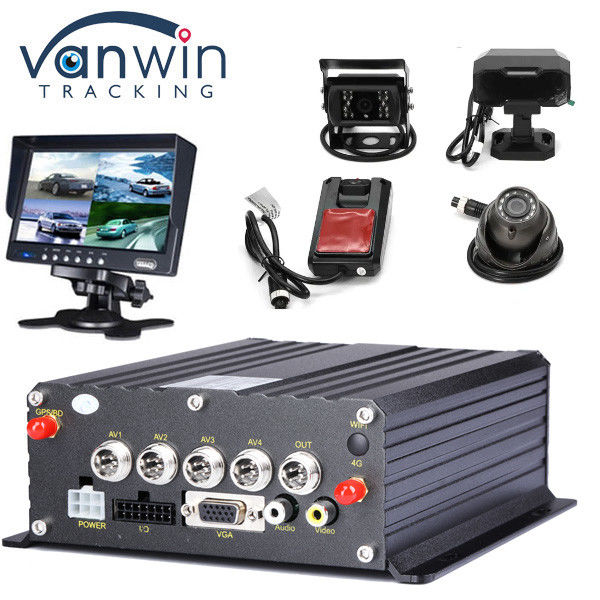4G GPS Wifi 4CH 1080P Rückwärtssicherungskamera ADAS DMS KI Blindspot-Erkennung HDD Mobile DVR