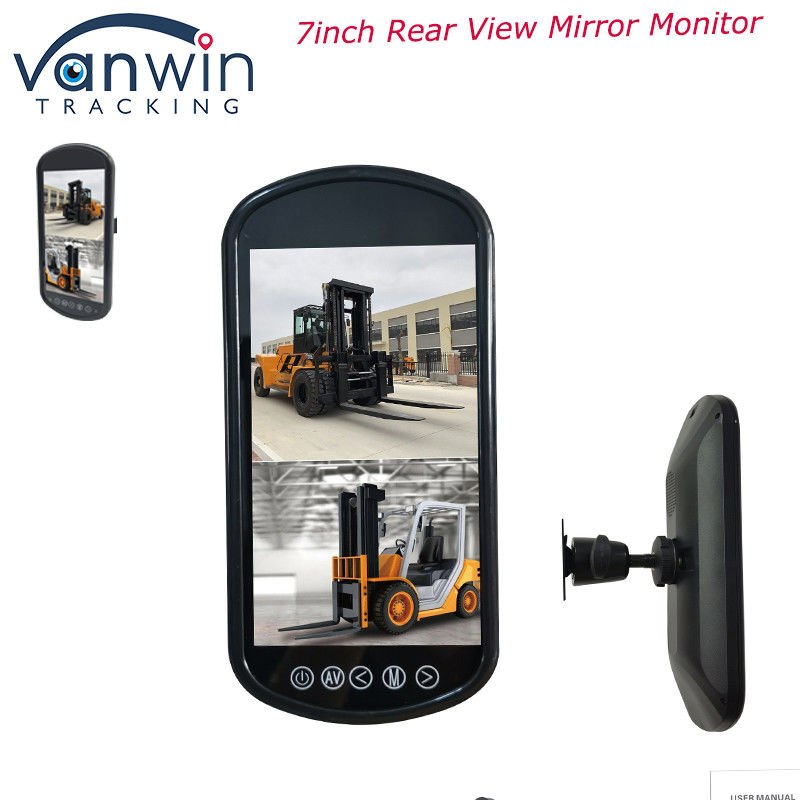 7 Zoll AHD Privatform 1080P Rückspiegelmonitor TFT Automonitor