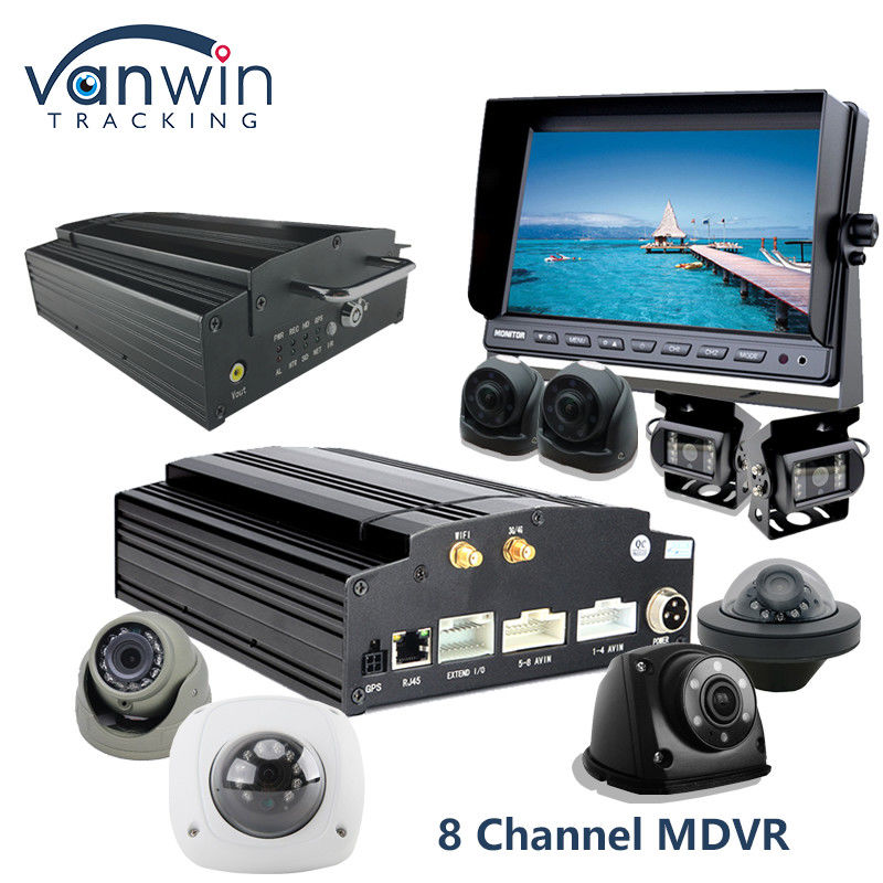 4G Wifi GPS MDVR Kamera System 8CH Mobilfunk Digital Video Recorder für Bus-Lkw-Fahrzeug